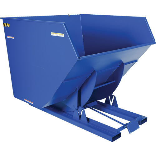 Conteneur autobasculeur, Acier, 4 vg³, Bleu Nuna Depot Inc.