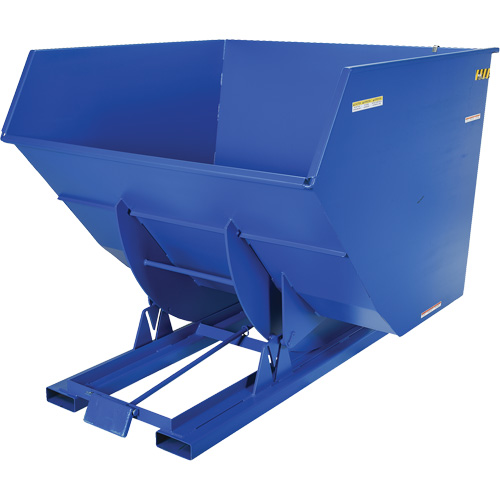 Conteneur autobasculeur, Acier, 4 vg³, Bleu Nuna Depot Inc.