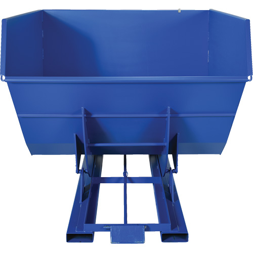 Conteneur autobasculeur, Acier, 4 vg³, Bleu Nuna Depot Inc.