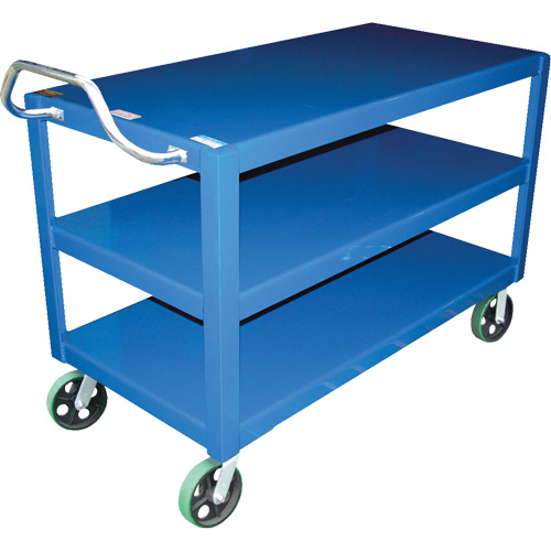 Ergo-Handle Cart, 4000 lbs. Capacity, Steel, 24-1/2" W x 41" H x 54-7/8" D, Lip Down Nuna Depot Inc.