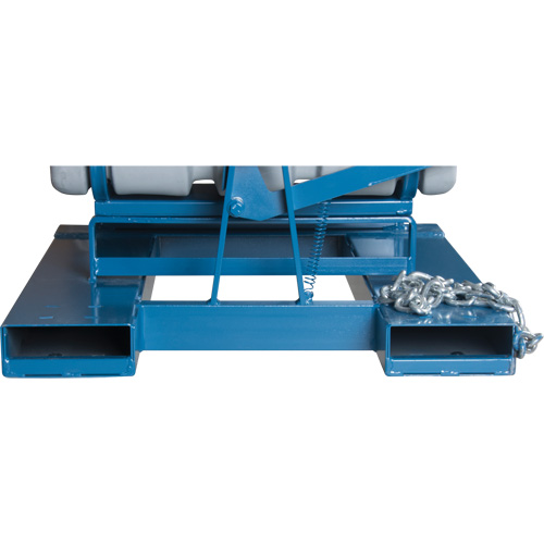 Self-Dumping Hopper, Polyethylene, 1-1/10 cu.yd, Grey Nuna Depot Inc.