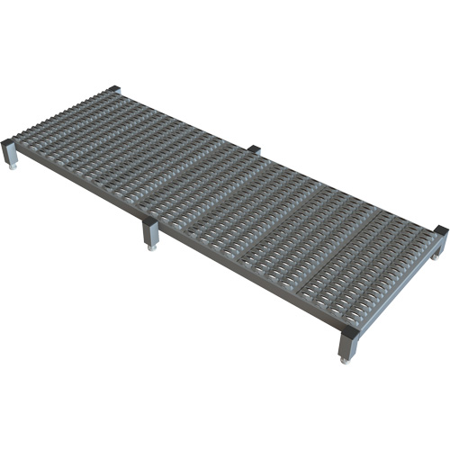Plateforme de travail en une &eacute;tape &agrave; hauteur r&eacute;glable, 24" la x 71" pr, Capacit&eacute; de 800 lb, Enti&egrave;rement soud&eacute; Nuna Depot Inc.