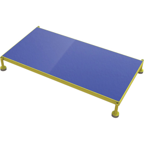 Adjustable Height One-Step Work Platform, 24" W x 48" D, 800 lbs. Capacity, All-Welded Nuna Depot Inc.