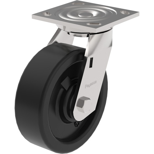 21 Series Medium-Duty Caster, Rigid, 6" (152.4 mm), Phenolic, 1200 lbs. (544.3 kg.) Nuna Depot Inc.