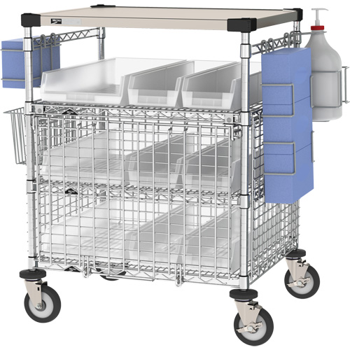 Poste d'EPI pour r&eacute;ception, Acier inoxydable, 43" x 40" x 24", Capacit&eacute; 900 lb Nuna Depot Inc.