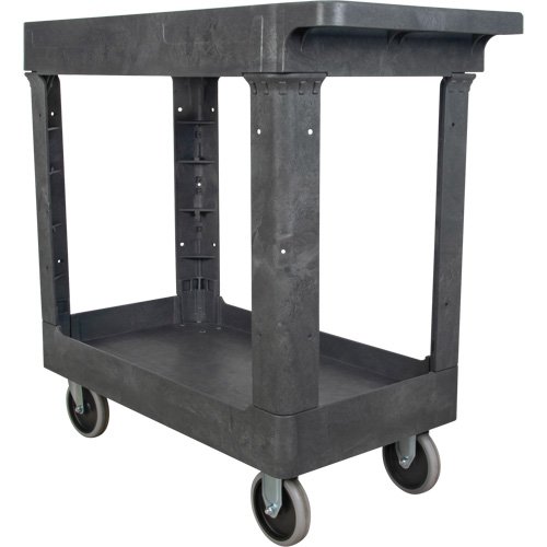 Chariot utilitaire pour l'entretien, 2 tiers, 16-1/2" x 32-1/2" x 34-1/2", Capacit&eacute; 550 lb Nuna Depot Inc.