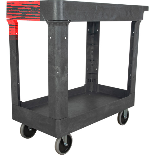 Chariot utilitaire pour l'entretien, 2 tiers, 16-1/2" x 32-1/2" x 34-1/2", Capacit&eacute; 550 lb Nuna Depot Inc.