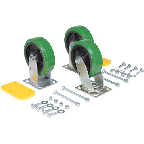 Ensemble de roulettes de tr&eacute;mie &agrave; basculement automatique s&eacute;rie H Nuna Depot Inc.