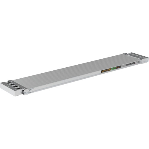 Telescoping Work Plank, 108" W x 12" D, 250 lbs. Capacity, Knocked Down Nuna Depot Inc.