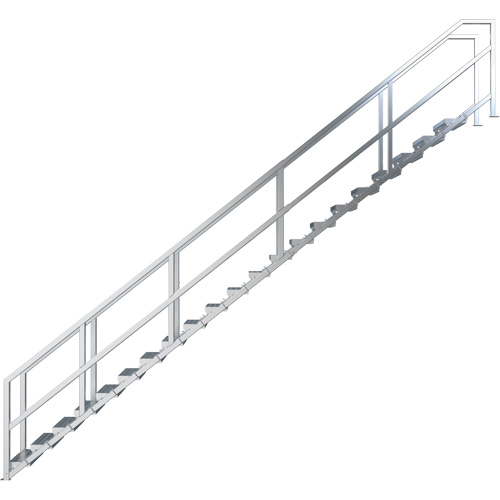 Syst&egrave;me d'escalier modulaire pour la construction de 17-21 marches SmartStairs, 157-1/2" ha Nuna Depot Inc.