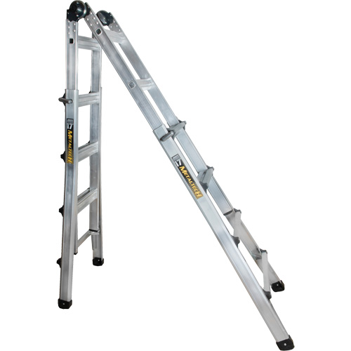 Telescoping Multi-Position Ladder, Aluminum, 300 lbs., CSA Grade 1A Nuna Depot Inc.