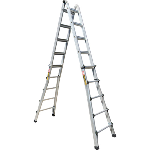 Telescoping Multi-Position Ladder, Aluminum, 300 lbs., CSA Grade 1A Nuna Depot Inc.