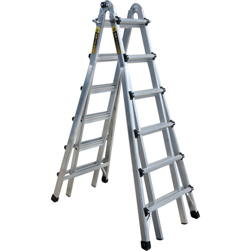 Telescoping Multi-Position Ladder, Aluminum, 300 lbs. Nuna Depot Inc.