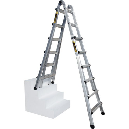 Telescoping Multi-Position Ladder, Aluminum, 300 lbs. Nuna Depot Inc.
