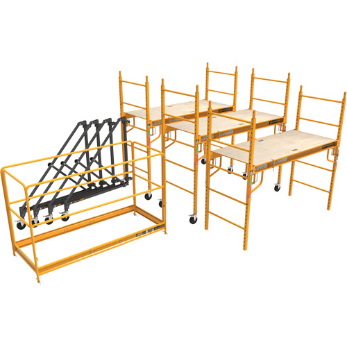 Trousse compl&egrave;te de tour d'&eacute;chafaudage pour cloison s&egrave;che de 18', 122" p x 236" h Nuna Depot Inc.