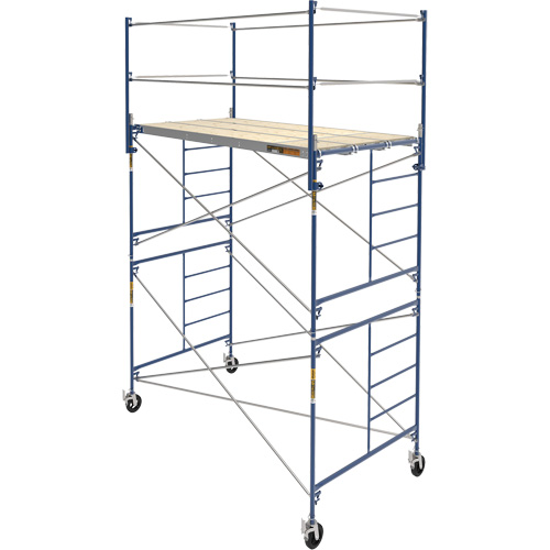 Complete Scaffold Tower with Casters, 66-2/10" D x 177-1/2" H Nuna Depot Inc.