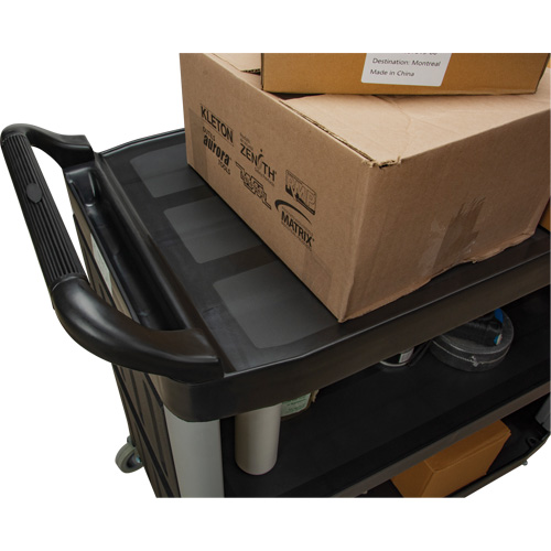 Chariot utilitaire, 3 tiers, 19-3/4" x 37-1/2" x 40-1/4", Capacit&eacute; 250 lb Nuna Depot Inc.