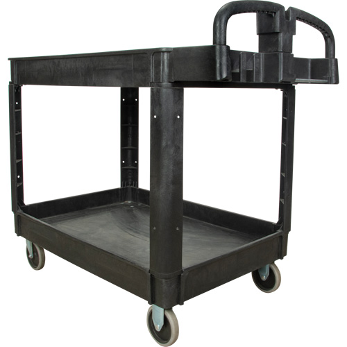 Utility Cart, 2 Tiers, 25-5/8" x 33-1/2" x 43-3/4", 550 lbs. Capacity Nuna Depot Inc.