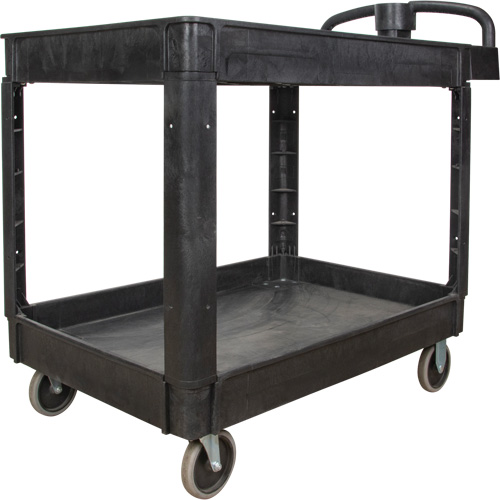 Utility Cart, 2 Tiers, 25-5/8" x 33-1/2" x 43-3/4", 550 lbs. Capacity Nuna Depot Inc.