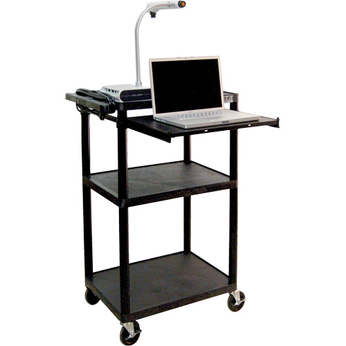 Chariot utilitaire &eacute;lectrique, 3 tiers, 24" x 42" x 18", Capacit&eacute; 300 lb Nuna Depot Inc.