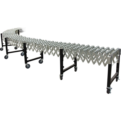 Expandable Conveyor, 23" W x 24' L, 200 lbs. per lin. ft. Capacity Nuna Depot Inc.