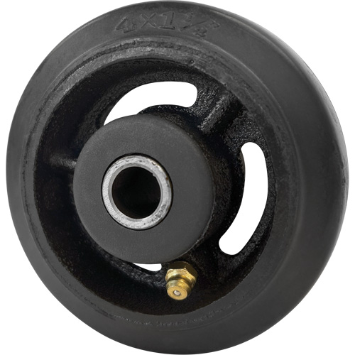 Mold-On Rubber Wheel, 4" (102 mm) Dia. x 1-1/2" (38 mm) W, 350 lbs. (158 kg.) Capacity Nuna Depot Inc.