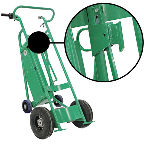 Powered Drum Hand Truck with Pneumatic Wheels Nuna Depot Inc.