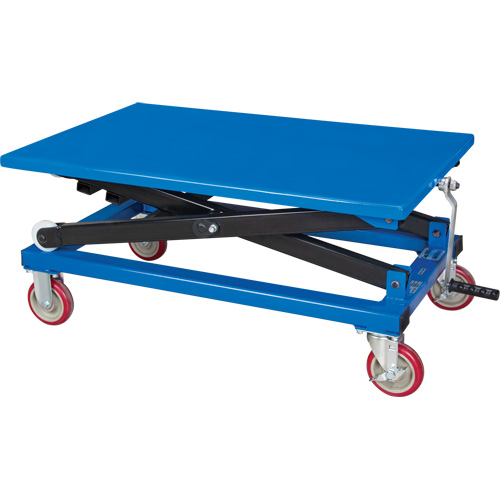 Manual Scissor Lift Table, 37-3/8" L x 23-5/8" W, Steel, 660 lbs. Capacity Nuna Depot Inc.