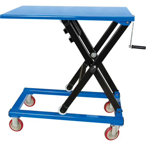 Manual Scissor Lift Table, 37-3/8" L x 23-5/8" W, Steel, 660 lbs. Capacity Nuna Depot Inc.