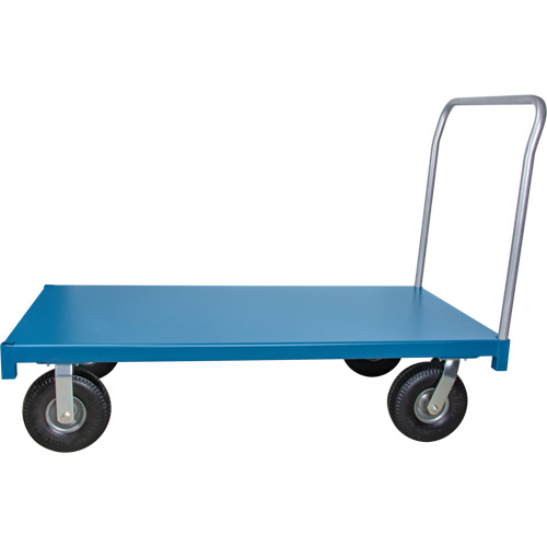 Chariot &agrave; plateforme robuste, 48" lo x 24" la x Capacit&eacute; 1200 lb, Roues en Anticrevaison Nuna Depot Inc.