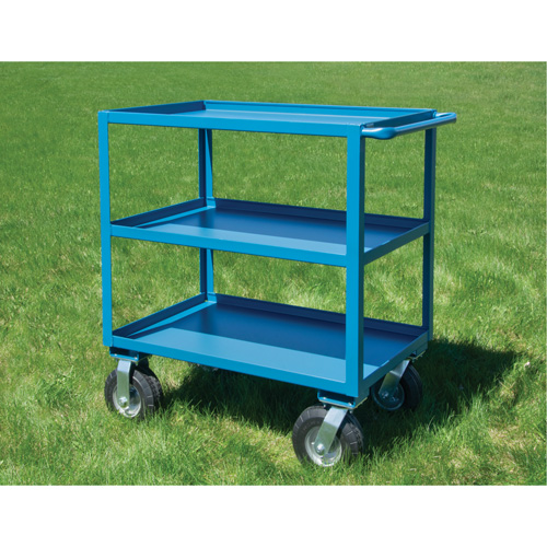 Outdoor Shelf Cart, 3 Tiers, 18" W x 39" H x 33" D, 1200 lbs. Capacity Nuna Depot Inc.