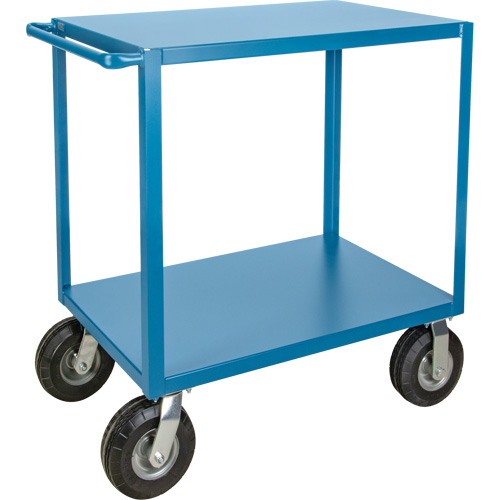 Outdoor Shelf Cart, 2 Tiers, 18" W x 39" H x 33" D, 1200 lbs. Capacity Nuna Depot Inc.