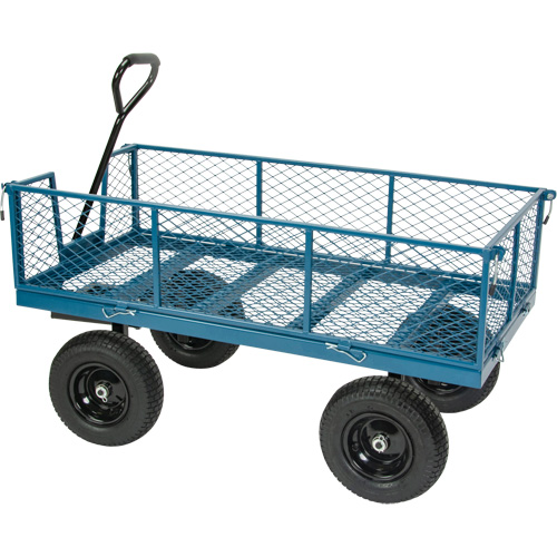 Wagon with Drop Sides, 24" W x 48" L, 800 lbs. Capacity Nuna Depot Inc.