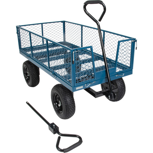 Wagon with Drop Sides, 24" W x 48" L, 800 lbs. Capacity Nuna Depot Inc.