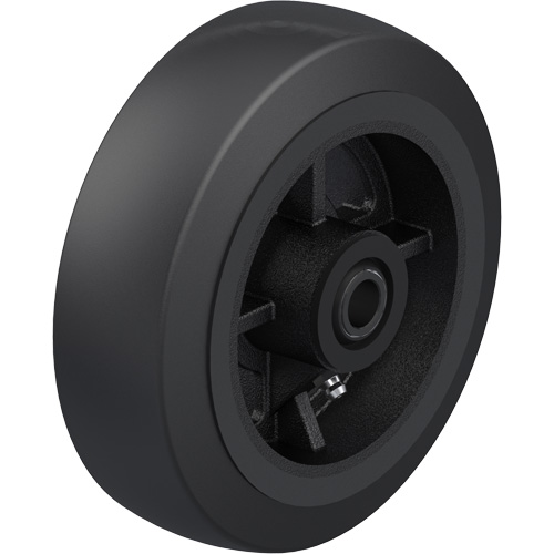 Black Rubber on Cast Iron Core Wheel Nuna Depot Inc.