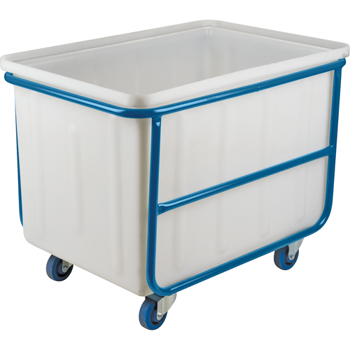 Straight Wall Box Truck, White Polyethylene, 46" L x 28" W x 31" H, 14 cu. ft. Volume, 1000 lbs. Capacity Nuna Depot Inc.