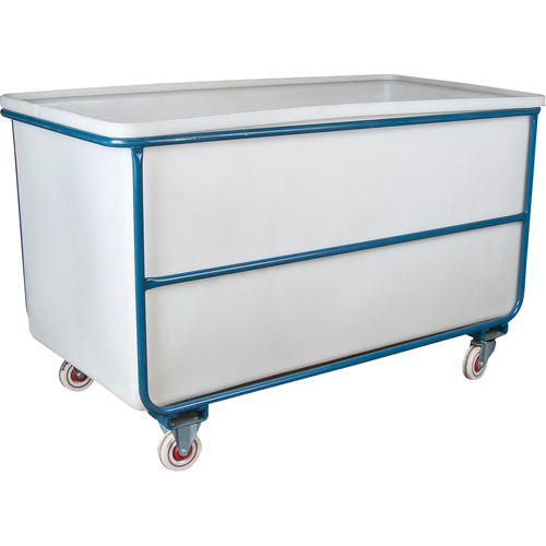 Chariot-caisse &agrave; parois droites, Poly&eacute;thyl&egrave;ne blanc, 51" lo x 33" la x 39" h, Volume 25 pi³, Capacit&eacute; 1000 lb Nuna Depot Inc.