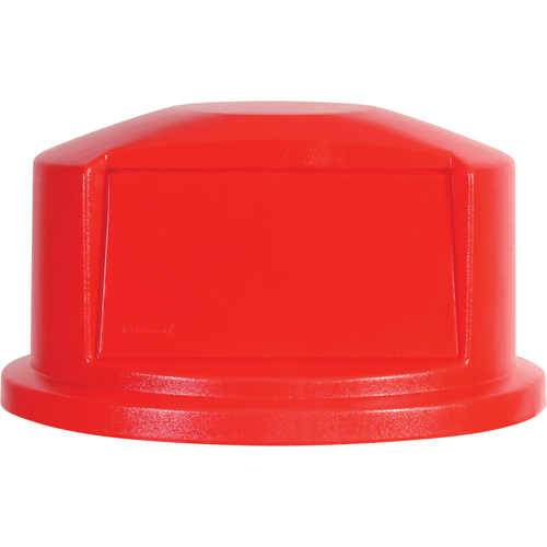 Couvercles ronds Brute, Couvercle bomb&eacute;, Plastique/Poly&eacute;thyl&egrave;ne, Convient aux contenants 22" dia. Nuna Depot Inc.