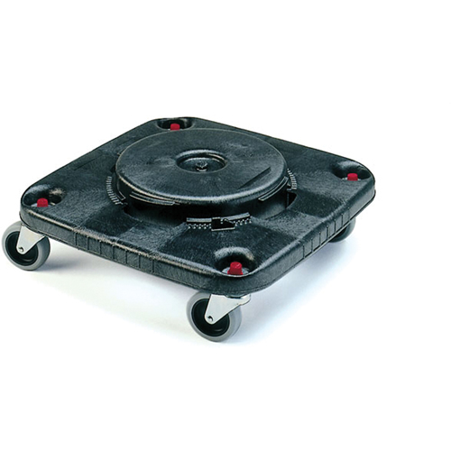 Square BRUTE&reg; Dollies, Polyethylene, Black Nuna Depot Inc.