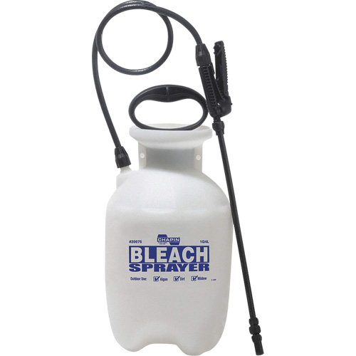 R&eacute;servoir avec pulv&eacute;risateur deau de javel pour d&eacute;sinfecter, 1 gal. (3,8 L), Polypropyl&egrave;ne, Lance de 12" Nuna Depot Inc.
