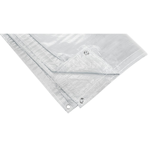 Insulated Tarp, Polyethylene, White, 20' x 12' x 8 mils Nuna Depot Inc.