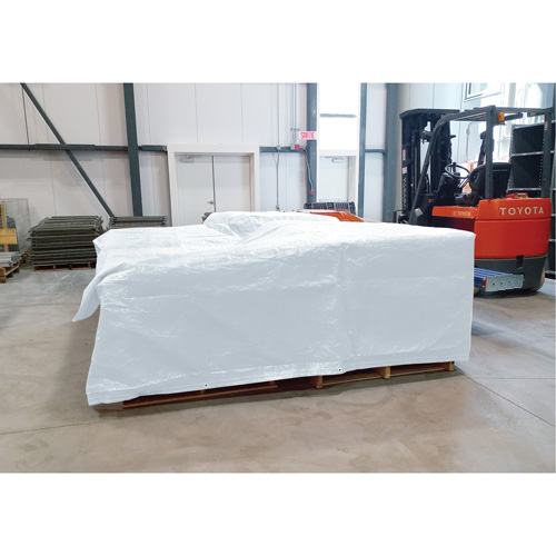 Insulated Tarp, Polyethylene, White, 20' x 12' x 8 mils Nuna Depot Inc.