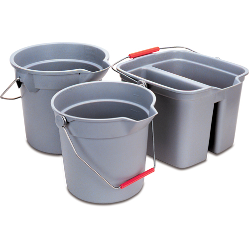 Seau Brute, Capacit&eacute; de 3.5 gal. US (14 pintes), Gris Nuna Depot Inc.