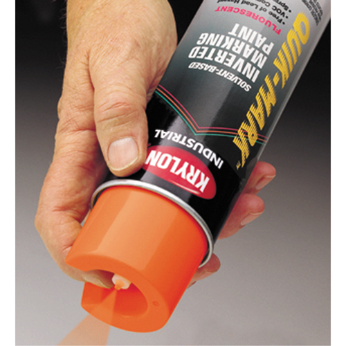 Industrial Quik-Mark Solvent-Based Inverted Marking Paint, 17 oz., Aerosol Can Nuna Depot Inc.
