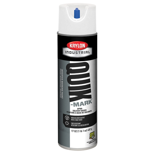 Industrial Quik-Mark Solvent-Based Inverted Marking Paint, 17 oz., Aerosol Can Nuna Depot Inc.