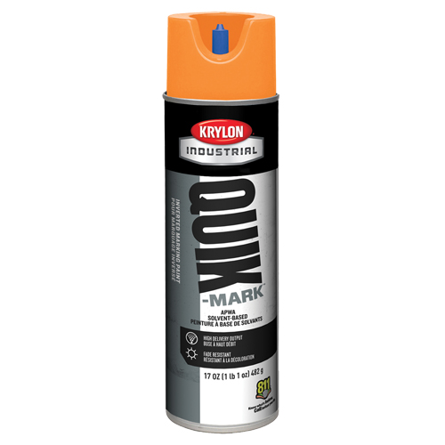 Peinture de marquage industrielle invers&eacute;e &agrave; base de solvant Quik-Mark, 17 oz, Canette a&eacute;rosol Nuna Depot Inc.