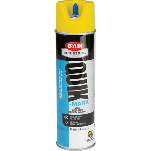 Industrial Quik-Mark Water-Based Inverted Marking Paint, 17 oz., Aerosol Can Nuna Depot Inc.
