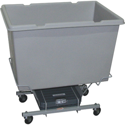 Scale Carts, Polyethylene, 33" L x 23" W x 33" H, 7 cu. ft. Volume, 250 lbs. Capacity Nuna Depot Inc.