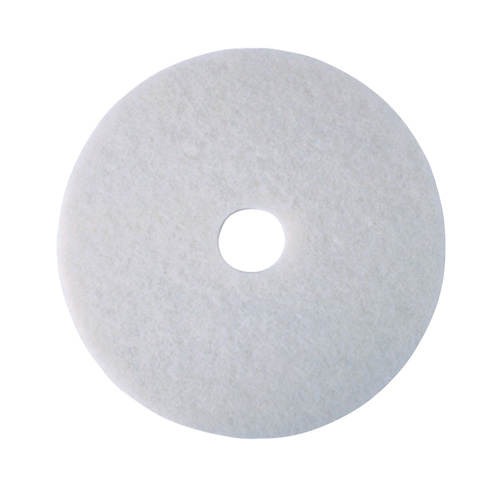 Floor Pad, 17", Polish, White Nuna Depot Inc.