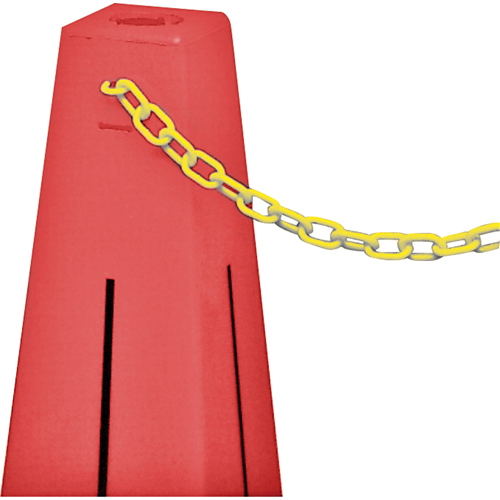 C&ocirc;nes de d&eacute;viation - accessoires, Jaune, Maillon de 2", 20' de long Nuna Depot Inc.